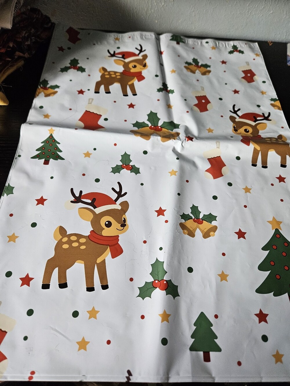Festive Reindeer Polymailer Packages